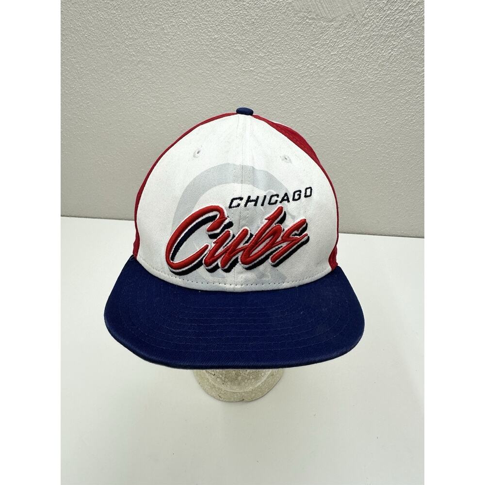 New Era MLB Genuine Merchandise Snapback Hat Chicago Cubs Medium/Large Adjustabl